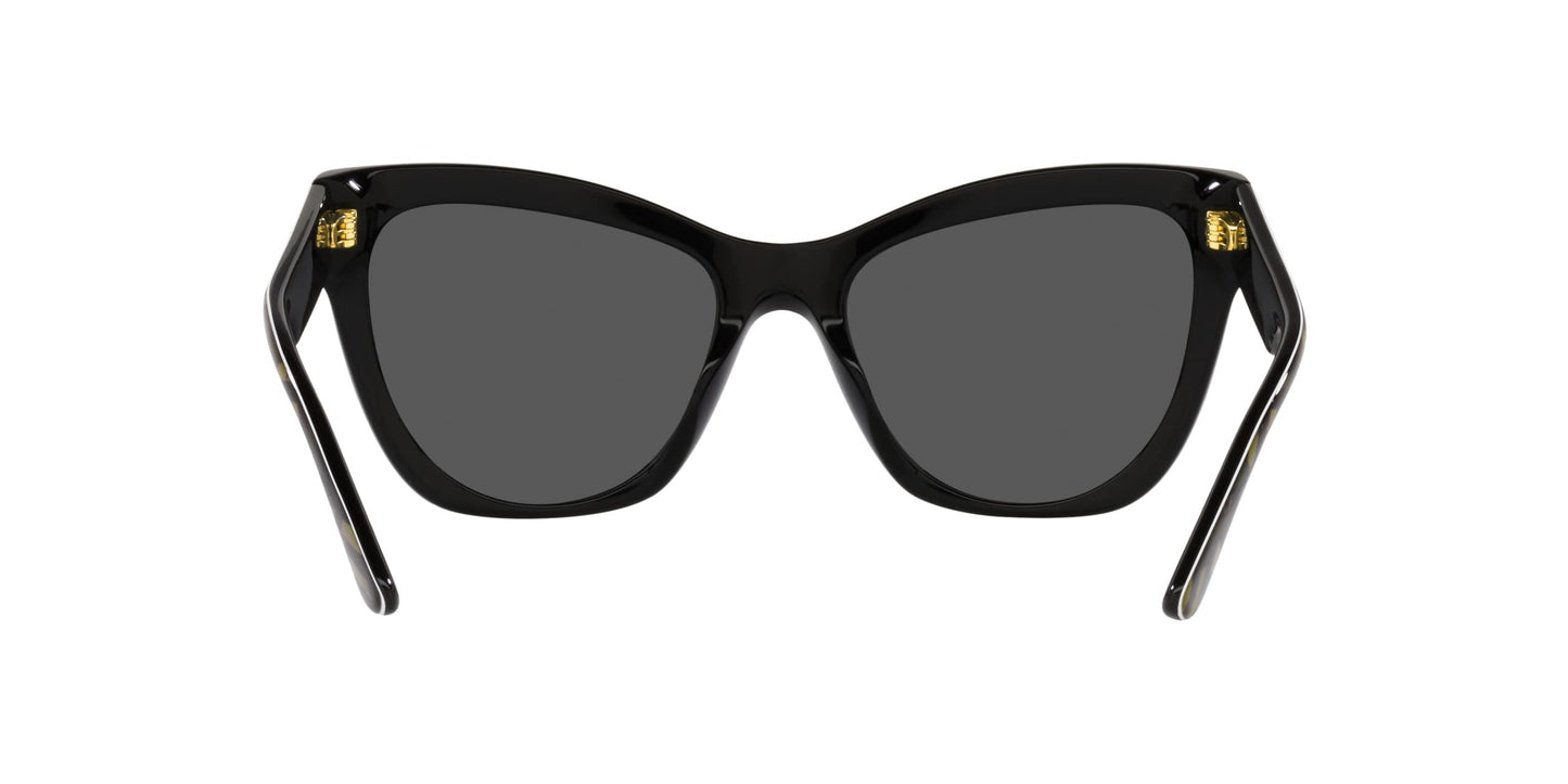 Versace 0VE4417U 535887 56mm Woman Sunglasses Black Frame, Dark Grey Lenses
