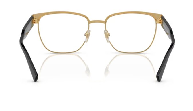 Versace VE1264 1436 Matte Black Gold Metal Men's Eyeglasses 54mm