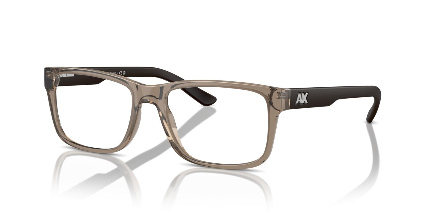A|X ARMANI EXCHANGE Men's Ax3016 8011 53mm Square Eyewear Frames