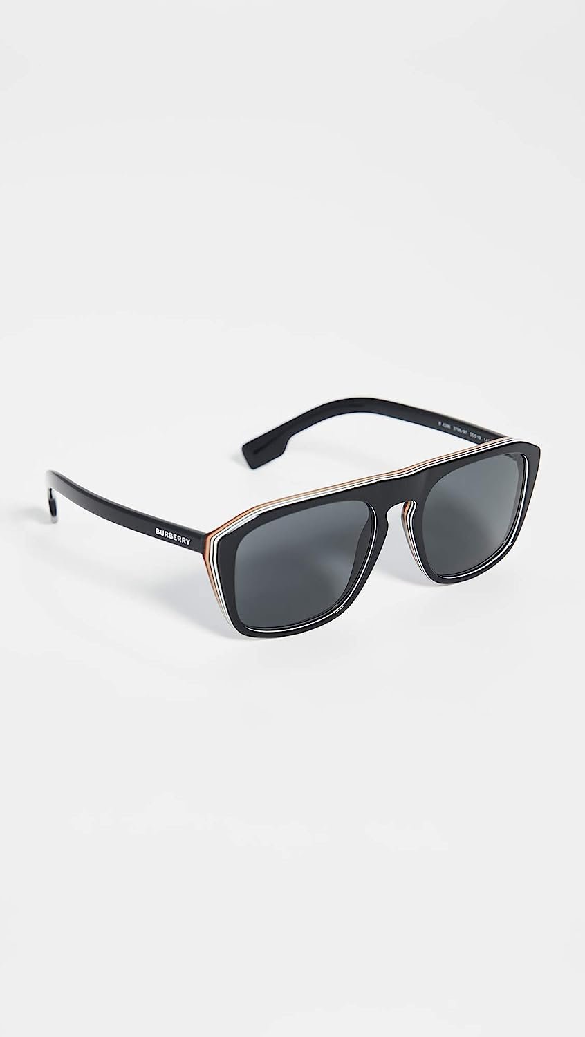 BURBERRY Sunglasses BE 4286 379887 Check Multilayer Black