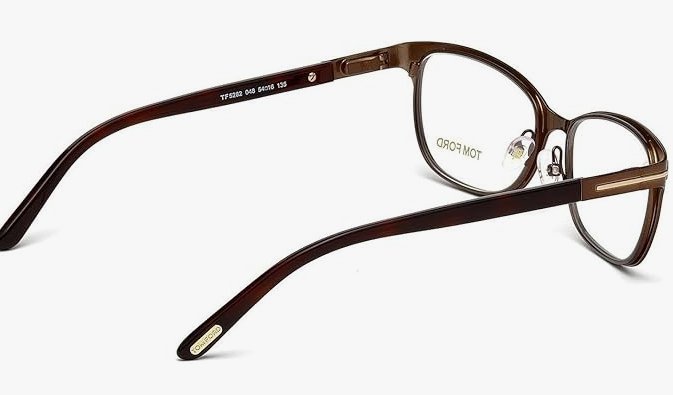 Tom Ford FT5282 Eyeglasses Color 048 (Shiny Dark Brown) 52mm