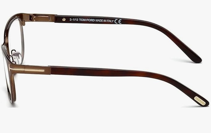 Tom Ford FT5282 Eyeglasses Color 048 (Shiny Dark Brown) 52mm