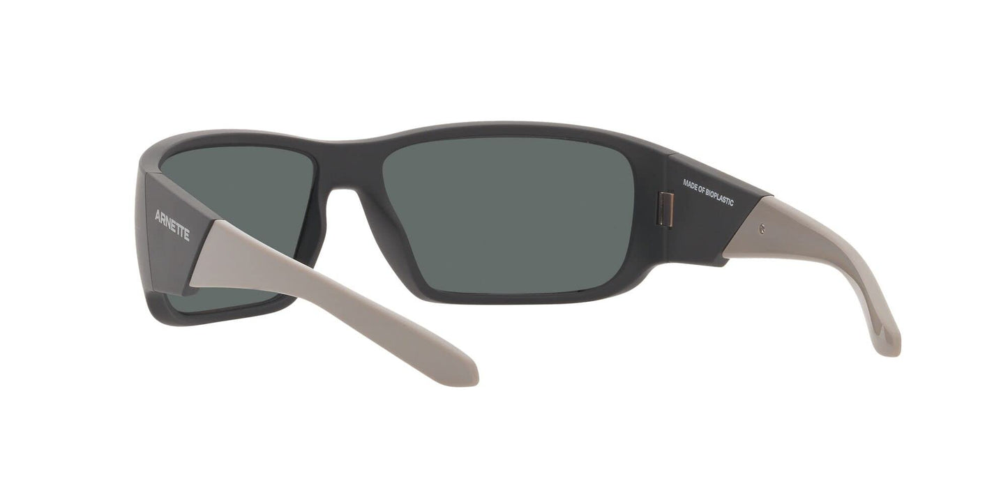 ARNETTE 0AN4297 281081 64MM Man Sunglasses Matte Dark Grey Frame Polarized Grey lenses