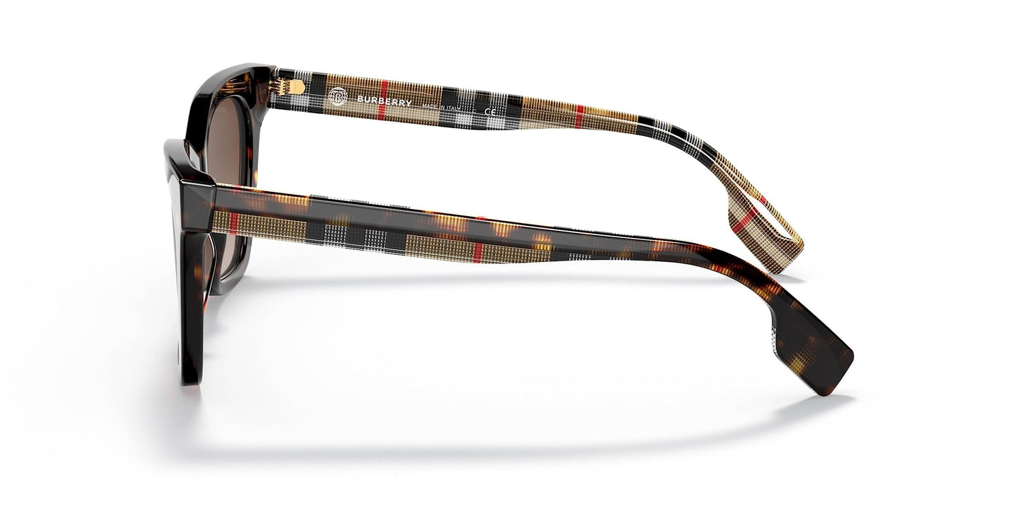 BURBERRY BE4346 394313 53mm Dark Havana Sunglasses