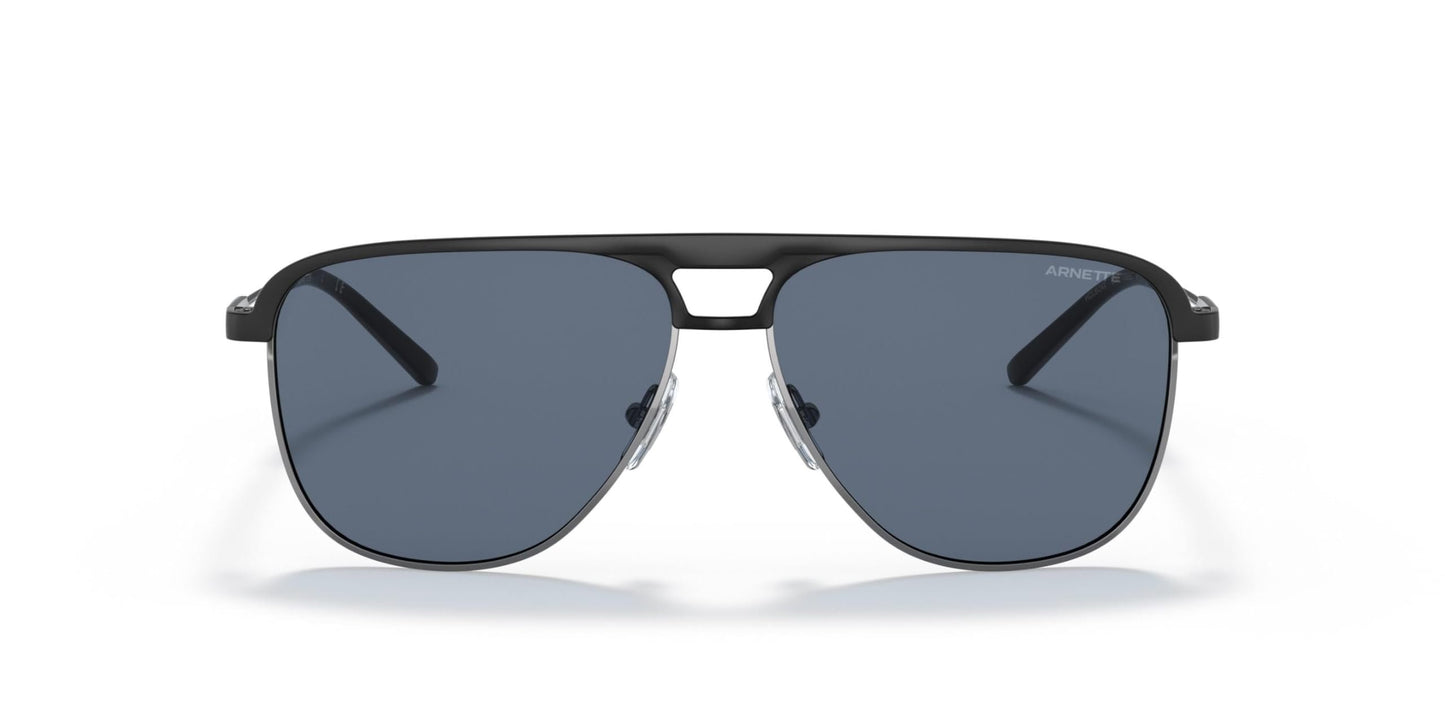 ARNETTE Men's AN3082 733/55 57mm Holboxx Black Matte Dark Blue Sunglasses