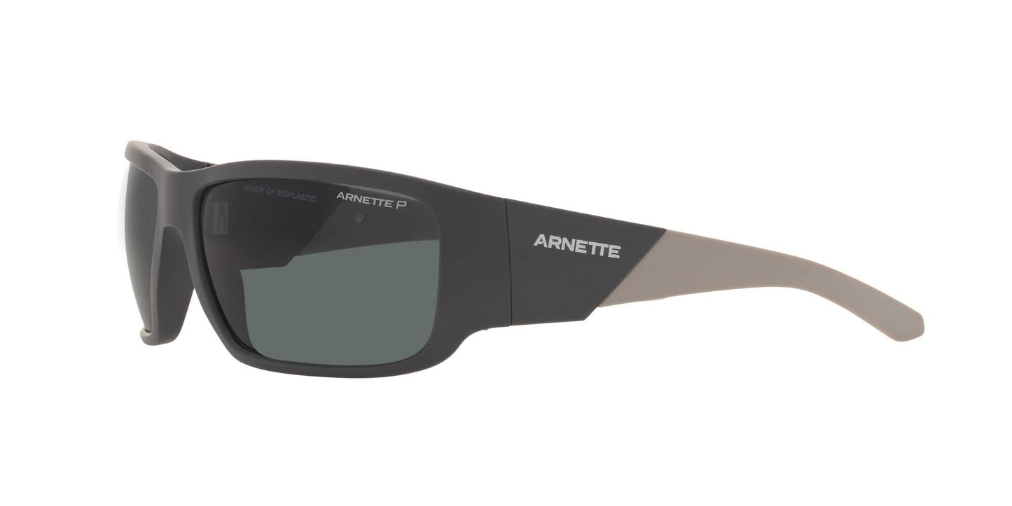 ARNETTE 0AN4297 281081 64MM Man Sunglasses Matte Dark Grey Frame Polarized Grey lenses
