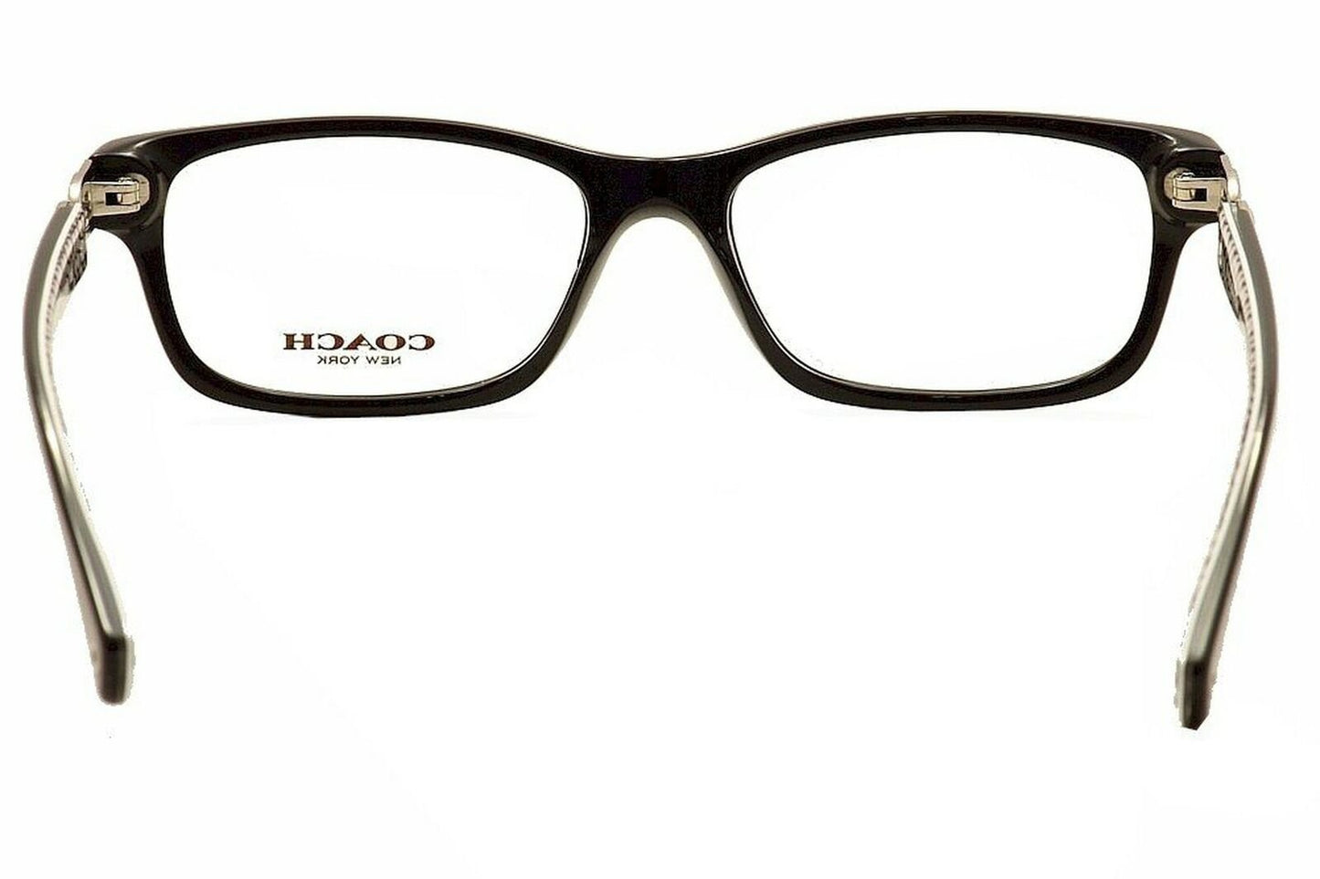 Coach Women's HC6052 Eyeglasses Black/Black White Sig C 54mm