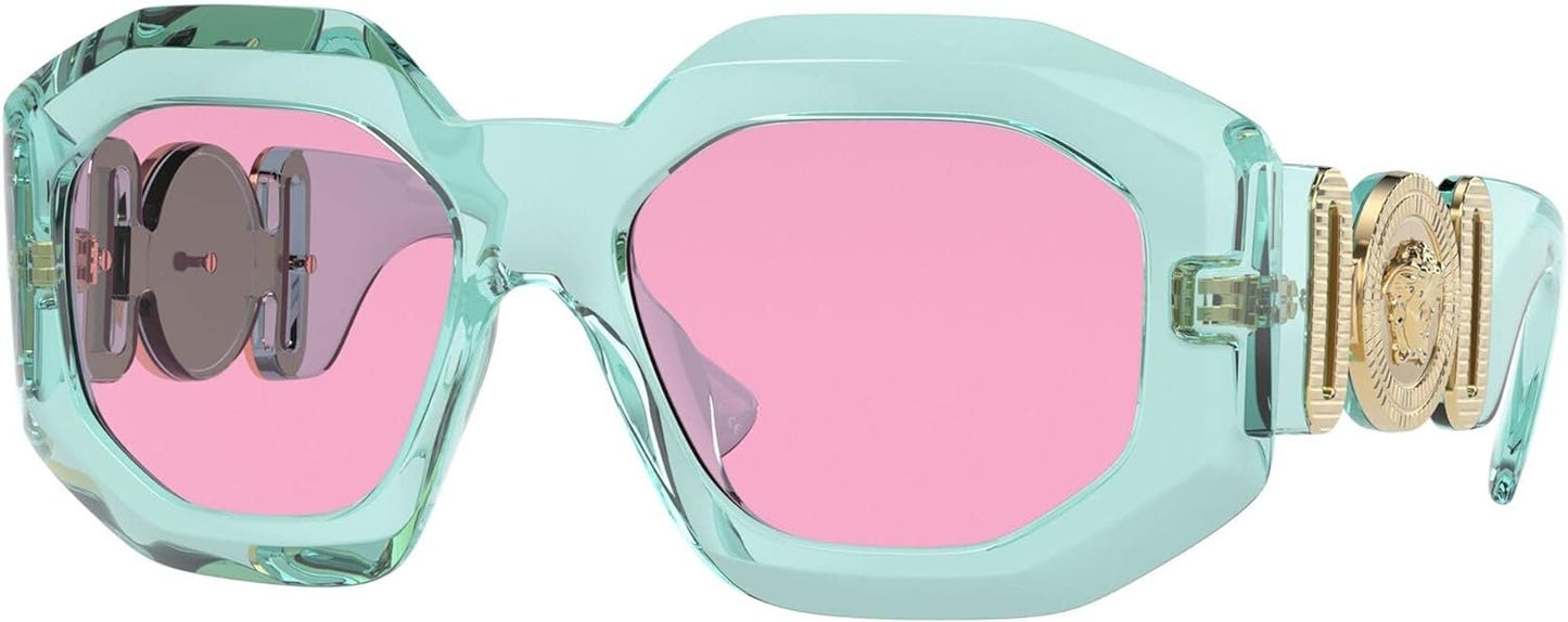 VERSACE VE4424U 5361/5 56mm Green Transparent Pink Women's Sunglasses
