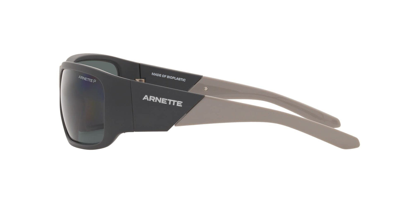 ARNETTE 0AN4297 281081 64MM Man Sunglasses Matte Dark Grey Frame Polarized Grey lenses