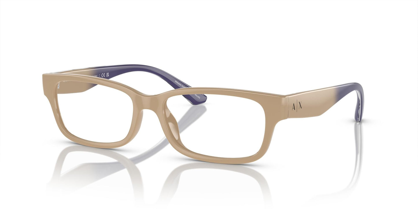 Armani Exchange Ax3107U 8342 54mm Universal Fit Rectangular Eyewear Frames