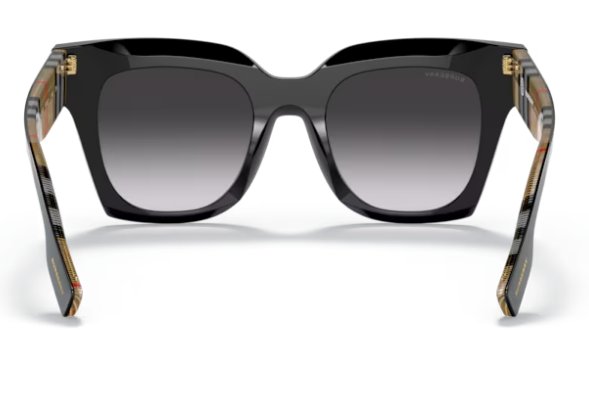 BURBERRY BE4364 39428G 49mm Kitty Black Grey Gradient Sunglasses