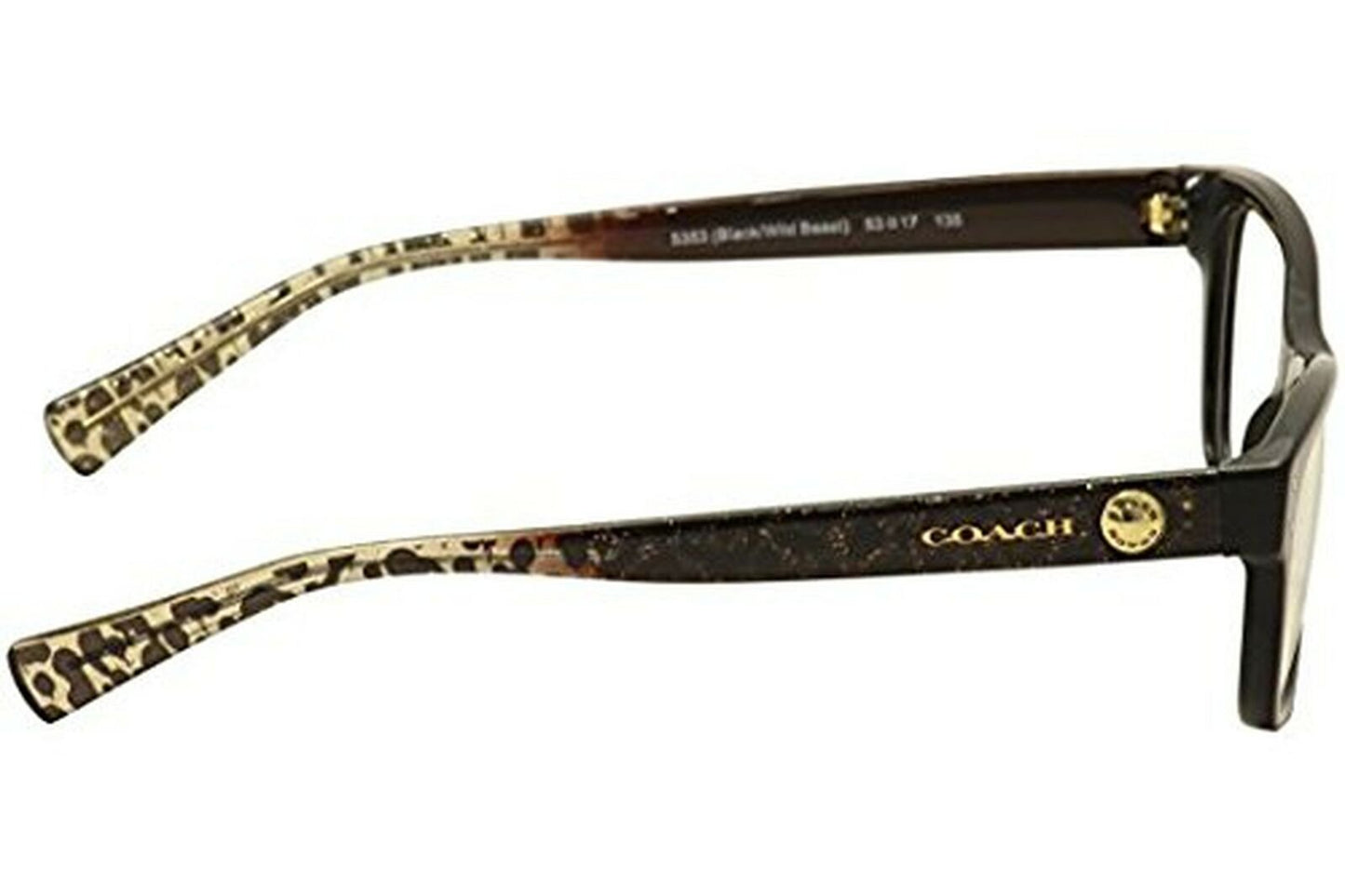 Coach Women's HC6082 Women's Eyeglasses Black/Gold 53mm