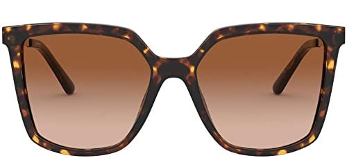 Tory Burch TY7146 Women's Sunglasses Dark Tortoise/Dark Brown Gradient 55mm