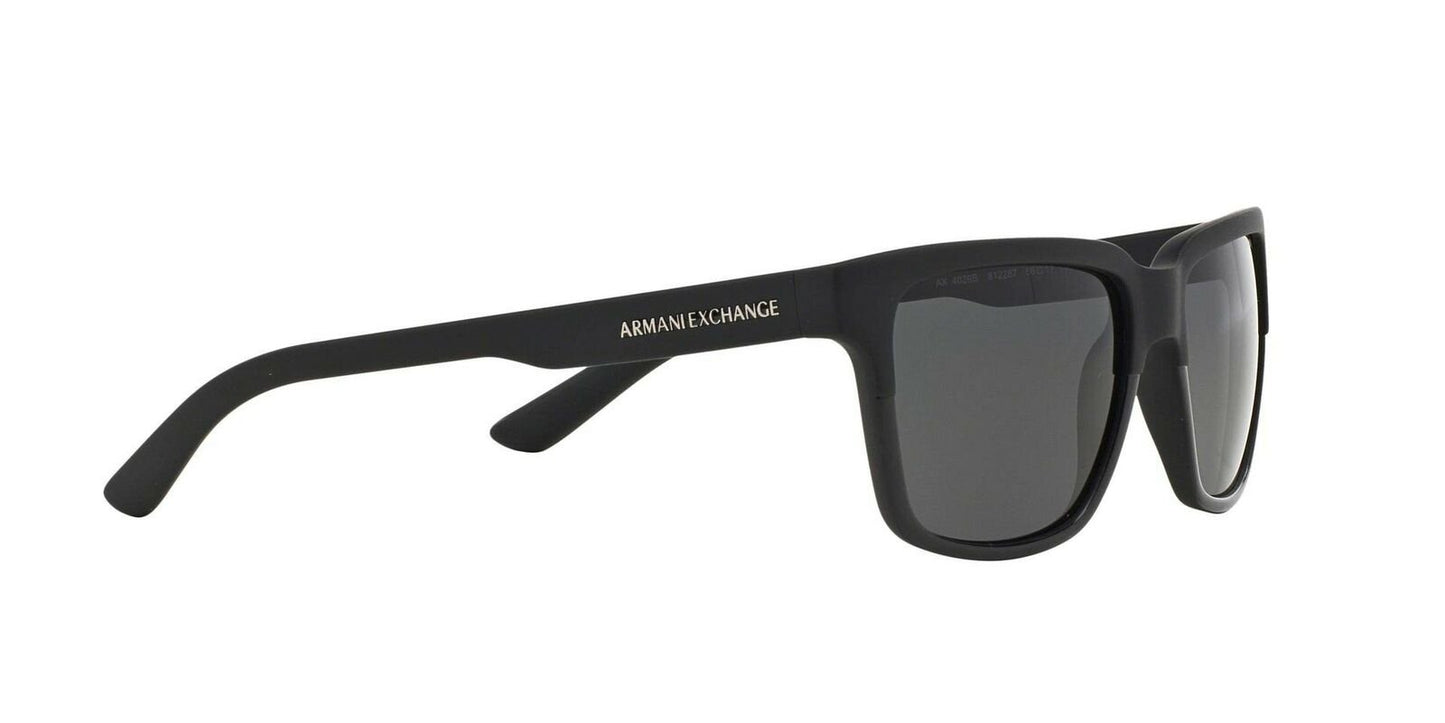 AX Armani Exchange Unisex Sunglasses, Black Lenses Injected Frame,0AX4026S 56mm