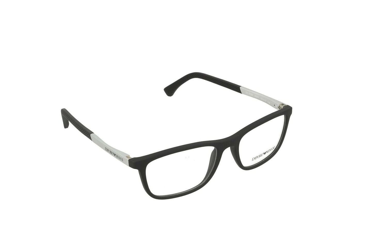 Emporio Armani EA3069 Eyeglass Frames 5063-53 Black Rubber EA3069-5063-53
