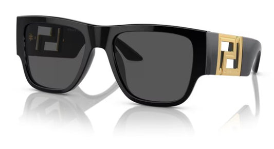 Versace VE4403 GB1/87 Black Sunglasses Frame/Dark Grey Lens