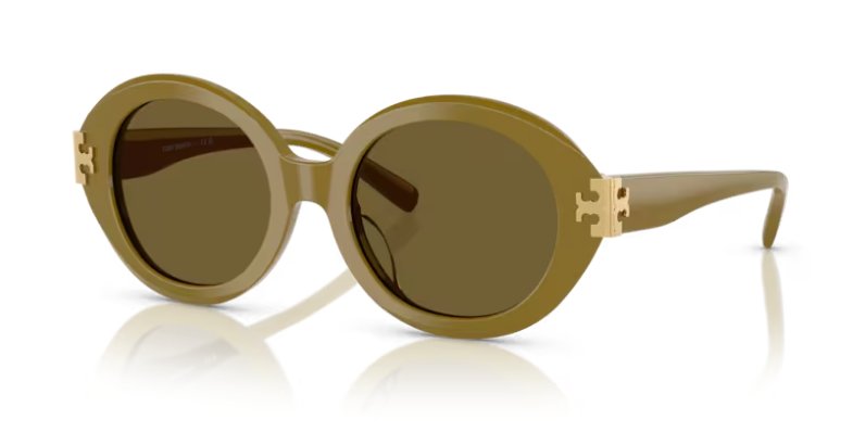 Tory Burch Sunglasses TY 7210U 201073 Olive Green/Brown Polyamide Lenses