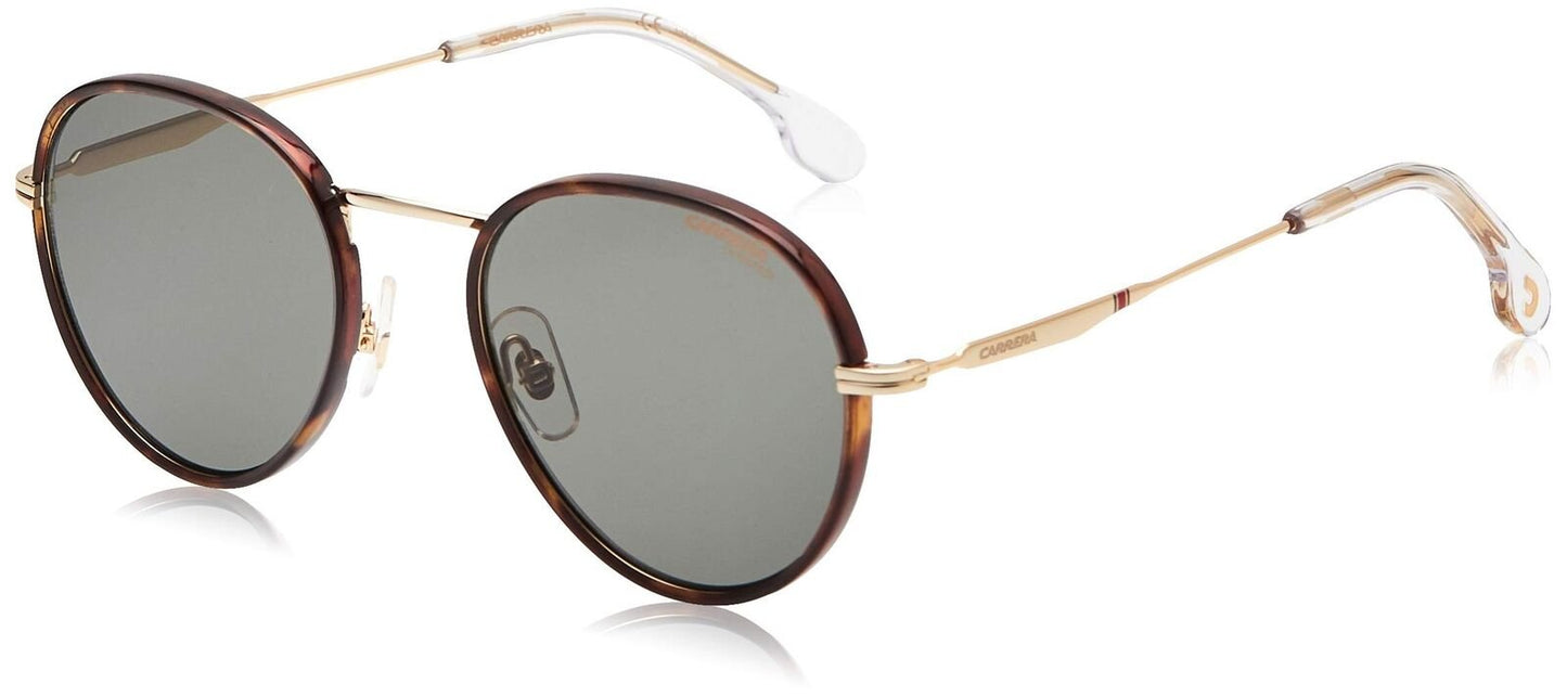 Carrera 151/S Sunglasses CA151S-0PEF-QT-5221 - Gold Green Frame, Green Lenses