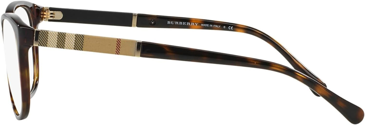 BURBERRY BE 2172 3002 52mm Dark Havana Eyeglasses