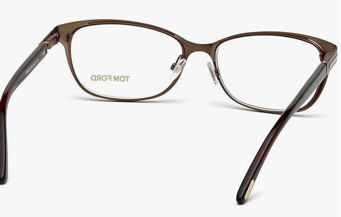 Tom Ford FT5282 Eyeglasses Color 048 (Shiny Dark Brown) 52mm