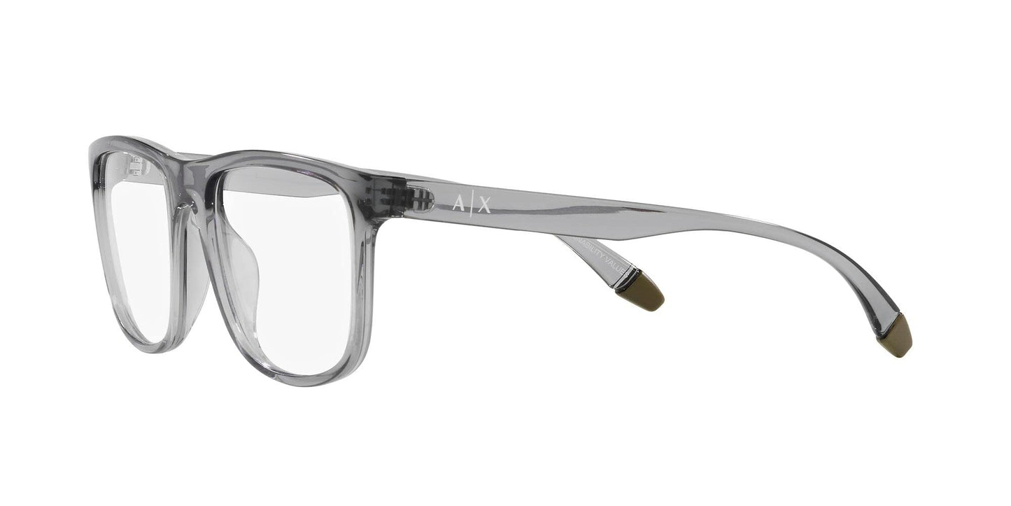 A|X ARMANI EXCHANGE Men's AX3101U 8223 55mm Universal Fit Square Eyewear Frames