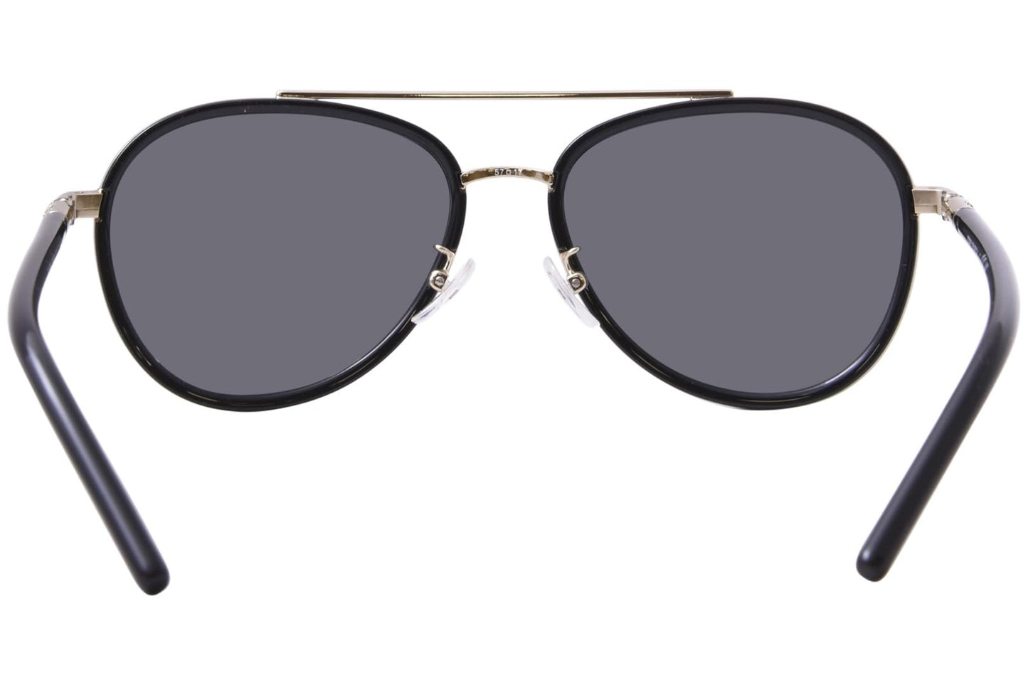 Tory Burch TY6089 33056V 57mm Black Mirrored Sunglasses