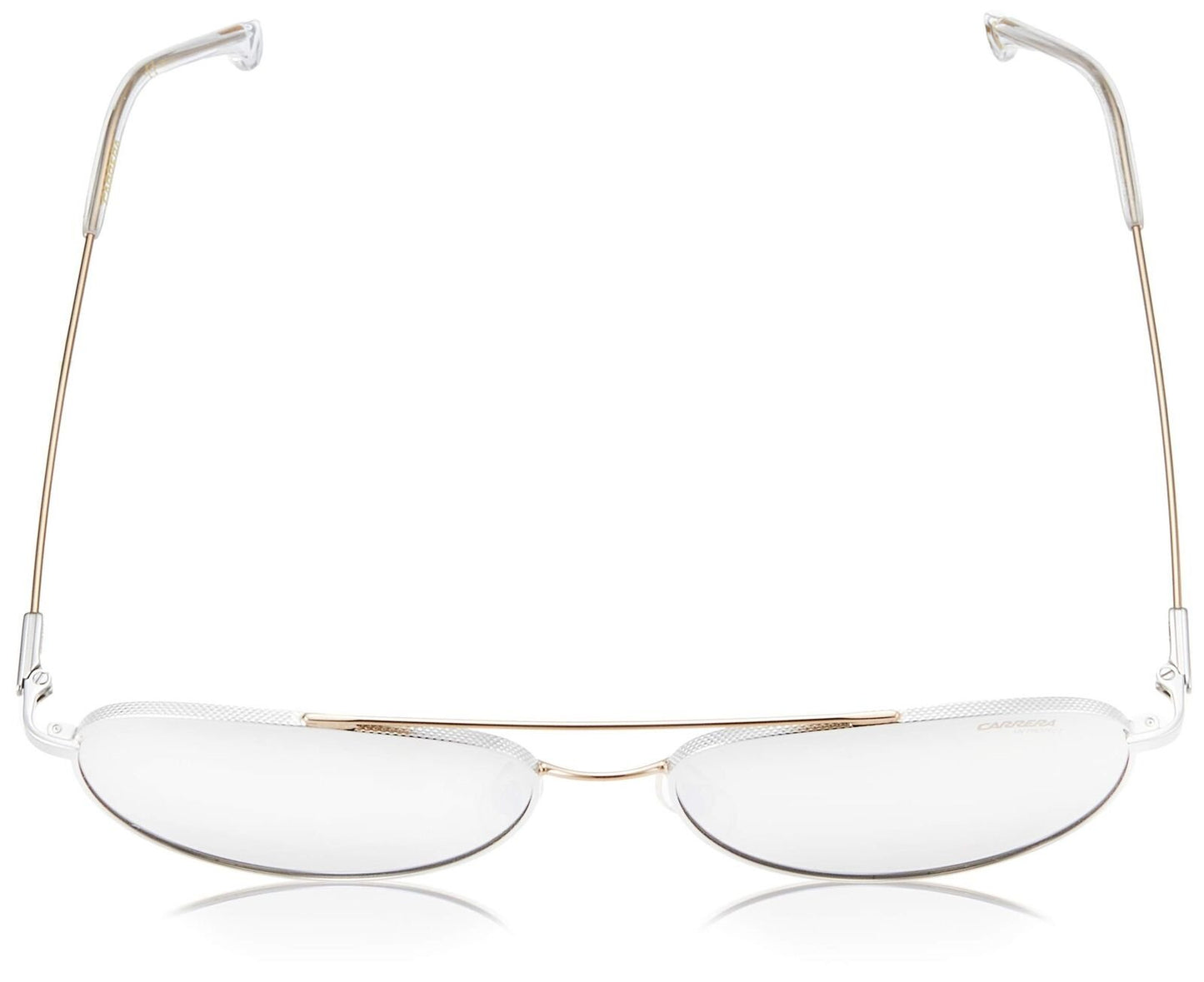 Carrera Men's 187/S Pilot Sunglasses, Palladium Gold/Silver Mirrored, 60mm, 17mm