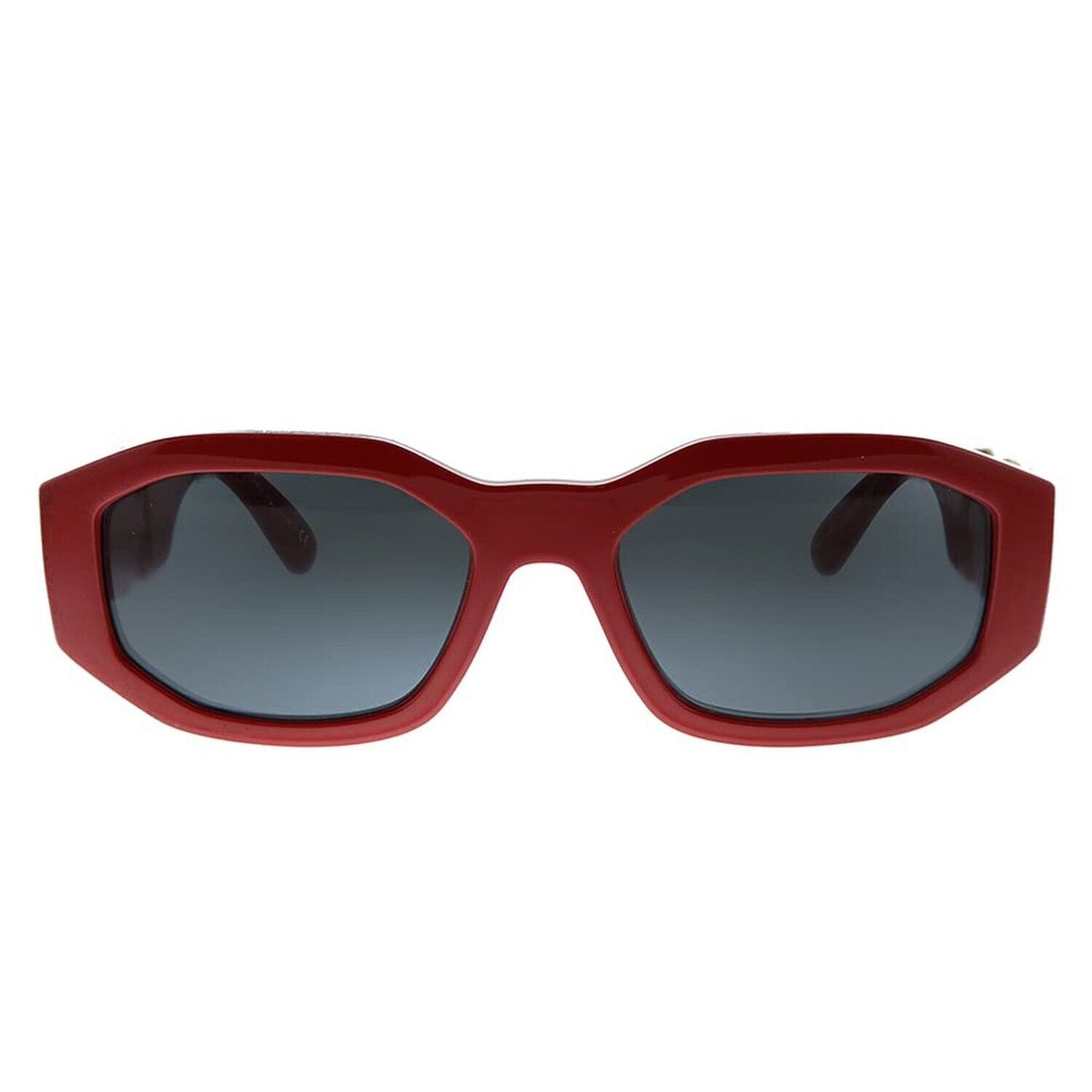 Versace VE 4361 533087 Red Plastic Geometric Sunglasses Grey Lens