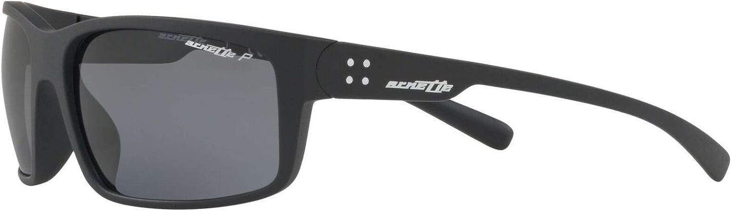 ARNETTE Men's AN4242 01/81 62mm Fastball 2.0 Rectangular Polarized Sunglasses