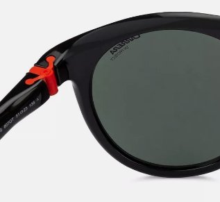 Carrera Men's CA5048/S 807 Round Sunglasses, Black/Green, 51mm