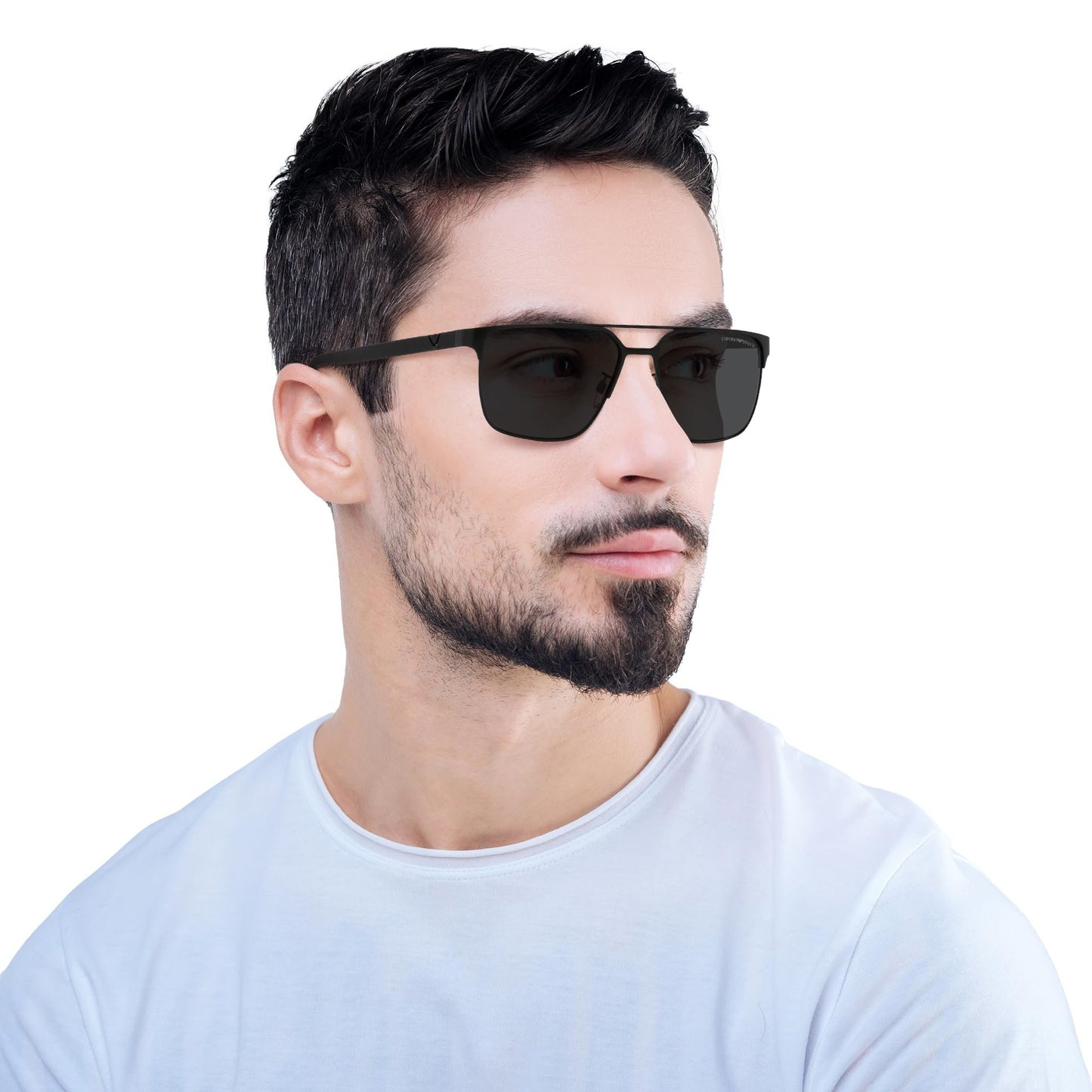 Emporio Armani Men's EA2134 300187 58mm Square Sunglasses