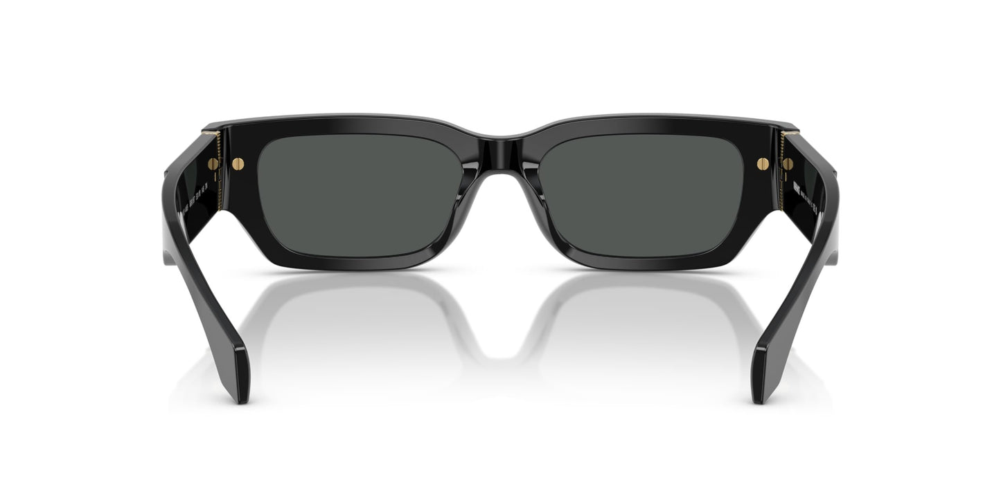 Versace 0VE4465 GB1/87 53mm Man Sunglasses Black Frame, Dark Grey Lenses, 53MM