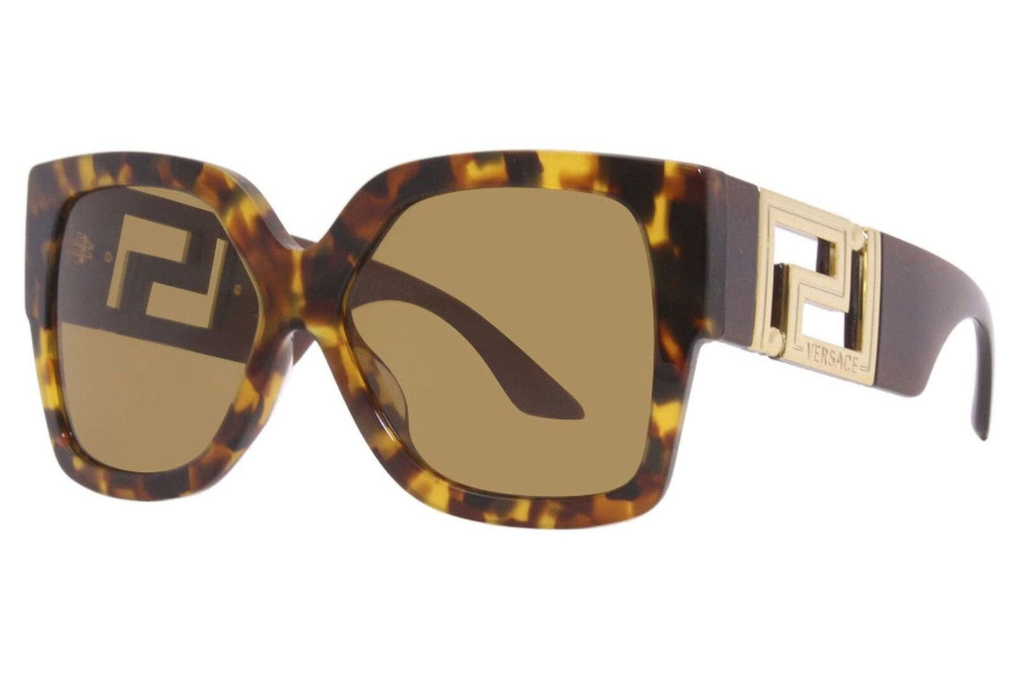 Versace Women's Sunglasses VE4402 Havana Frame/Bronze Lenses