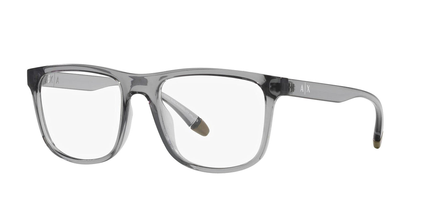 A|X ARMANI EXCHANGE Men's AX3101U 8223 55mm Universal Fit Square Eyewear Frames