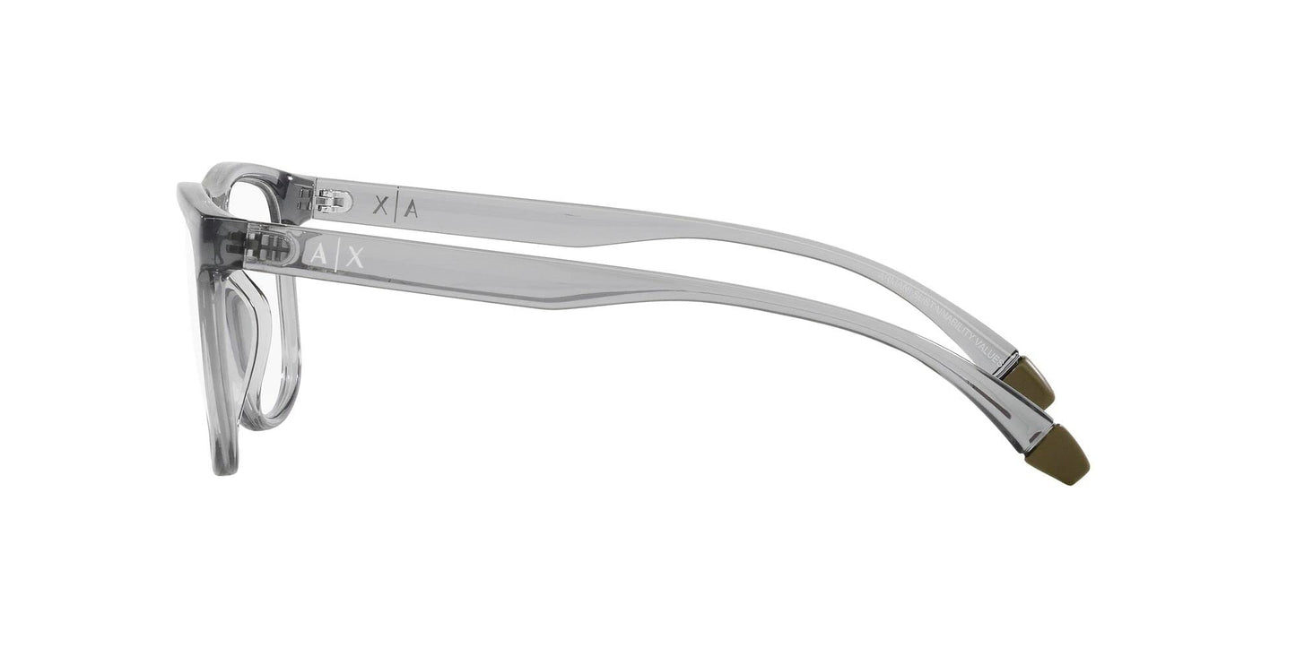 A|X ARMANI EXCHANGE Men's AX3101U 8223 55mm Universal Fit Square Eyewear Frames