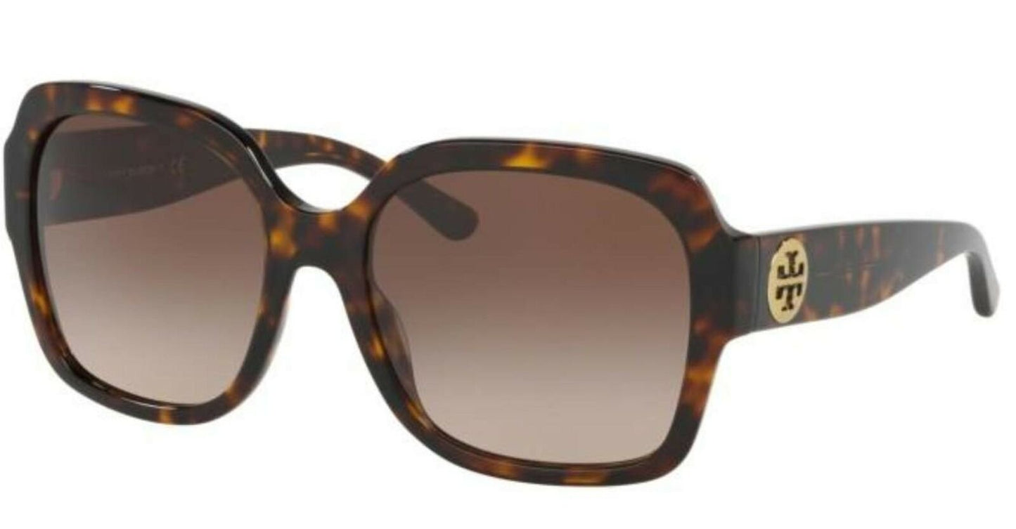 Tory Burch TY7140 Sunglasses 172813-57 -, Lt Brown Dk Brown Gradient