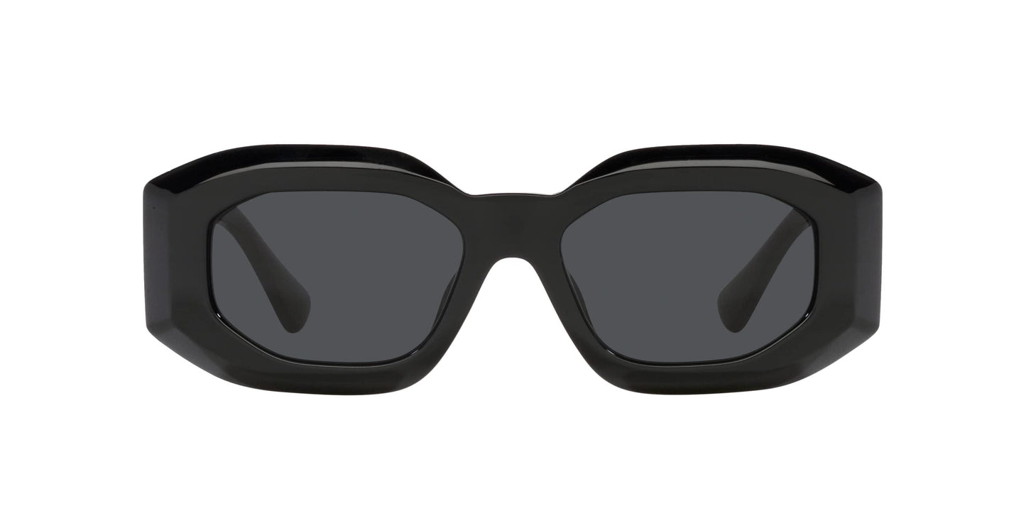 VERSACE VE4425U 536087 53mm Black Dark Grey Men's Sunglasses