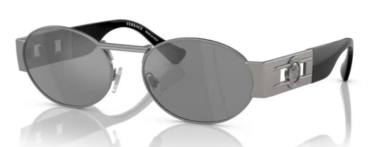 Versace 0VE2264 10016G 56mm Silver/Grey Sunglasses
