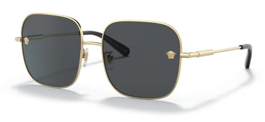 Versace Sunglasses VE2246D 100287 59mm Gold Dark Grey