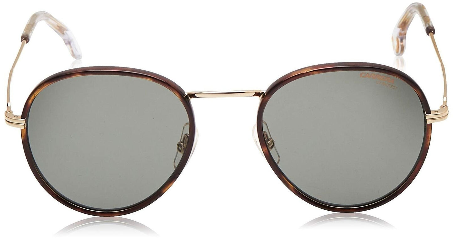 Carrera 151/S Sunglasses CA151S-0PEF-QT-5221 - Gold Green Frame, Green Lenses
