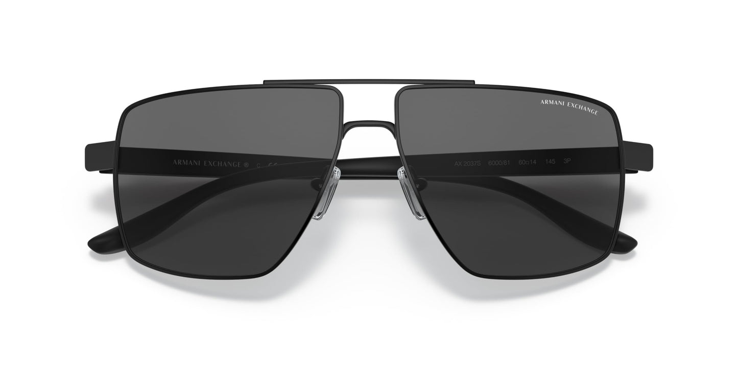 Armani Exchange Men's AX2037S 600081 60mm Square Polarized Sunglasses