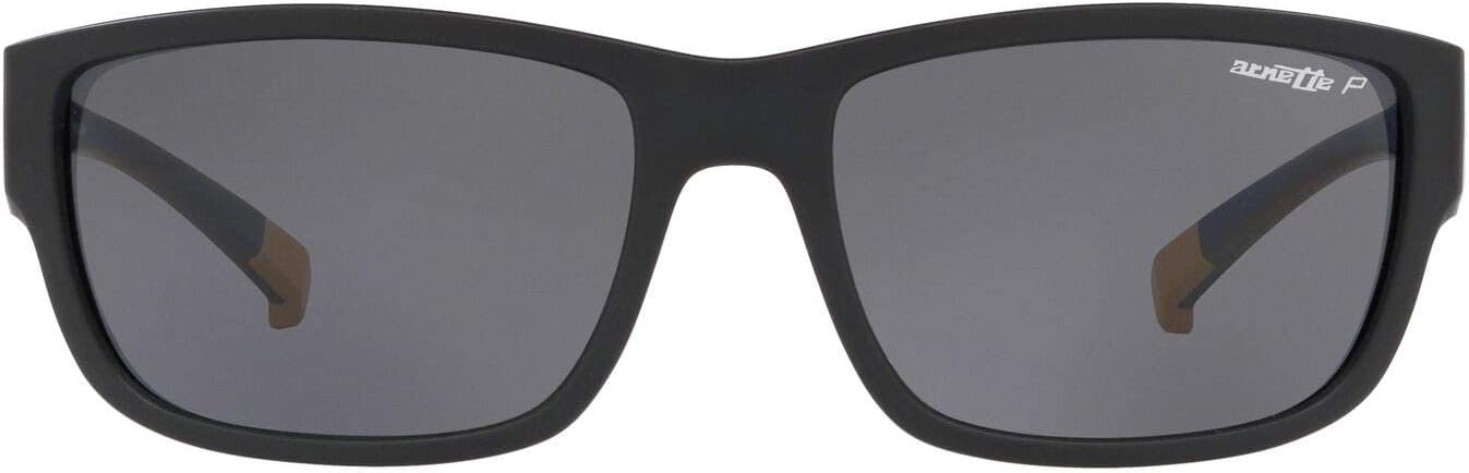 ARNETTE AN4256 01/81 62mm Matte Black Grey Polarized Sunglasses