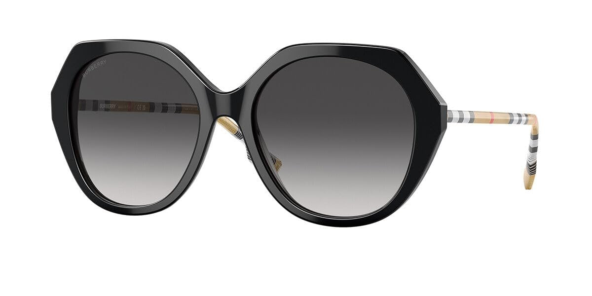 BURBERRY Sunglasses BE 4375 38538G 55mm Vanessa Black Grey Gradient