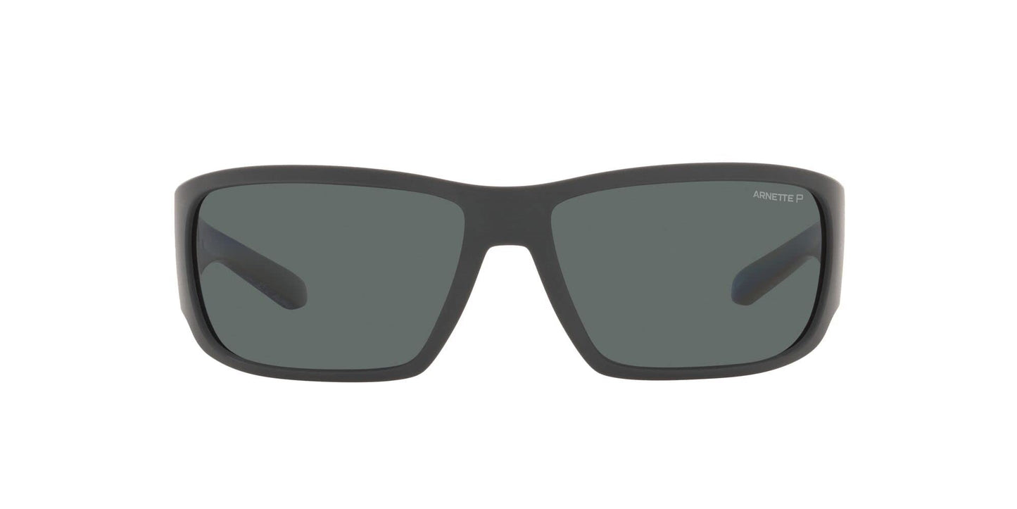 ARNETTE 0AN4297 281081 64MM Man Sunglasses Matte Dark Grey Frame Polarized Grey lenses