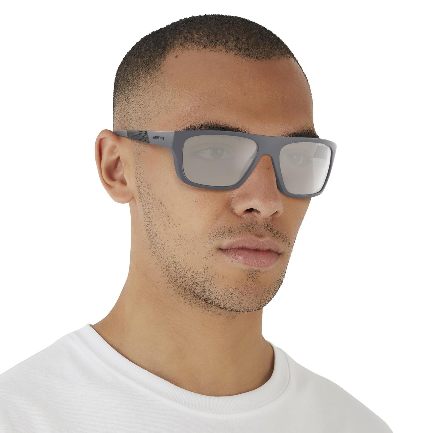 ARNETTE Men's AN4330 28536G 63mm Square Sunglasses
