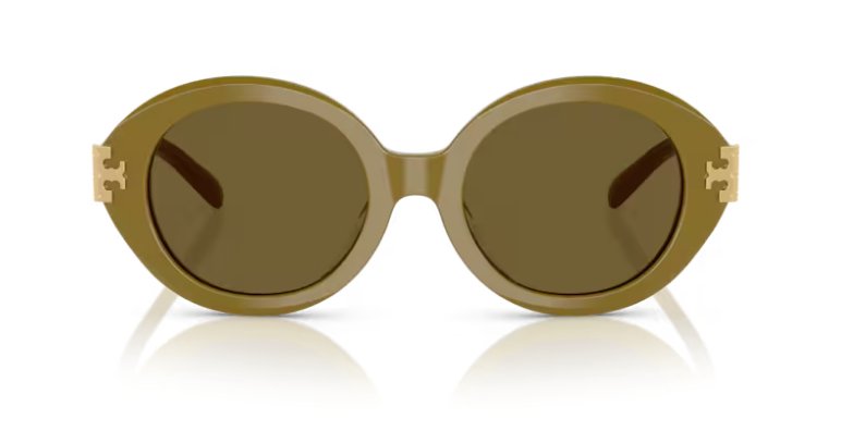 Tory Burch Sunglasses TY 7210U 201073 Olive Green/Brown Polyamide Lenses