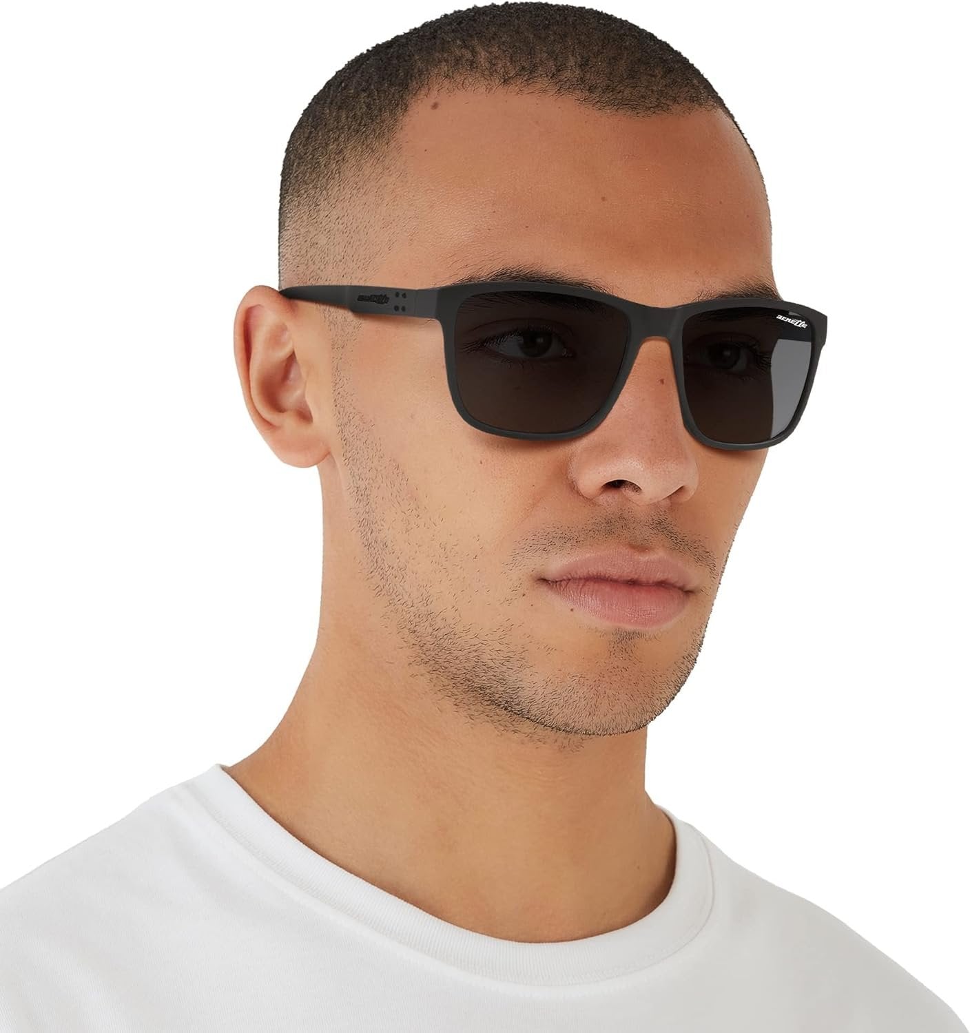 ARNETTE Men's AN4255 01/87 56mm Shoredick Rectangular Sunglasses