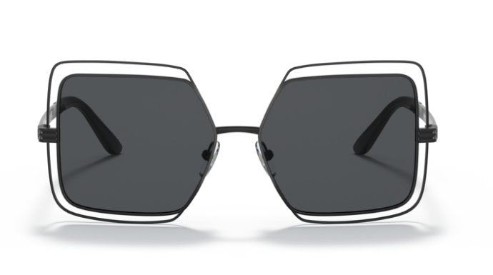 Tory Burch Grey Solid Square Ladies Sunglasses TY6086 328287 55mm