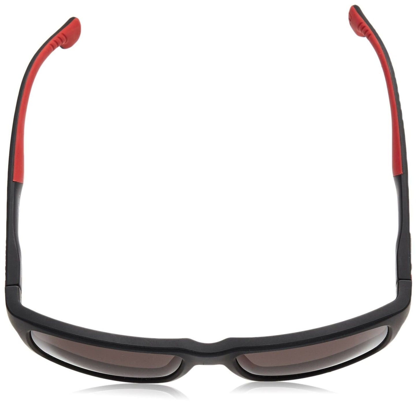Carrera Men's CA8024/S Rectangular Sunglasses, Matte Black/Grey Blue, 57 mm