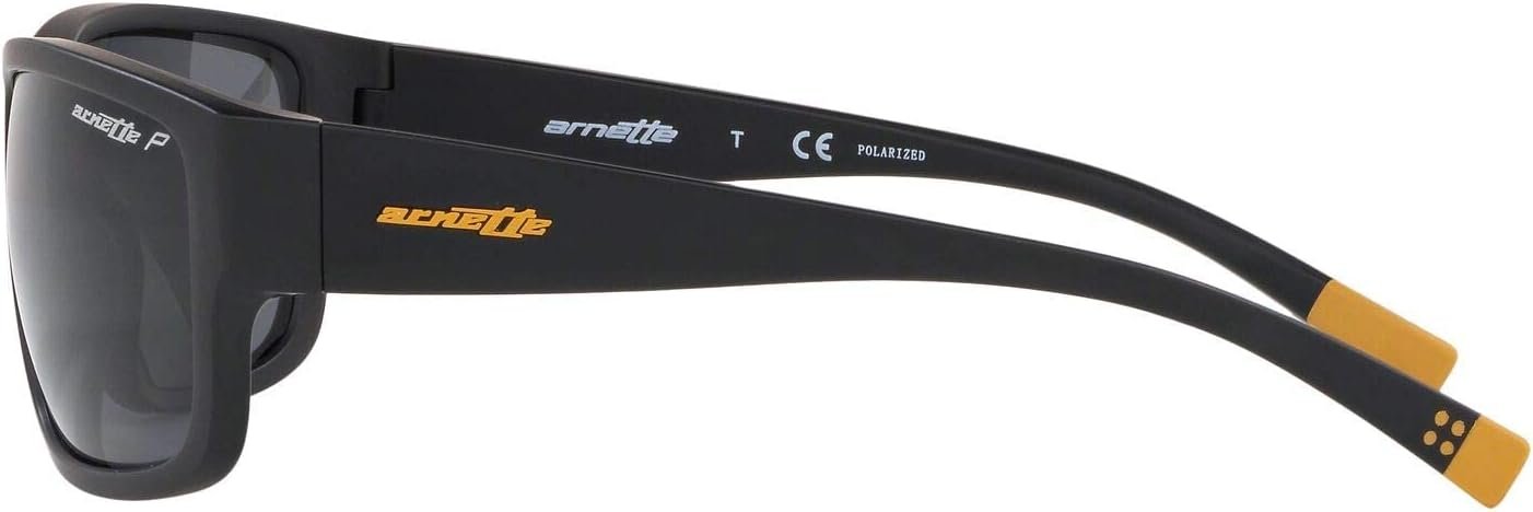 ARNETTE AN4256 01/81 62mm Matte Black Grey Polarized Sunglasses